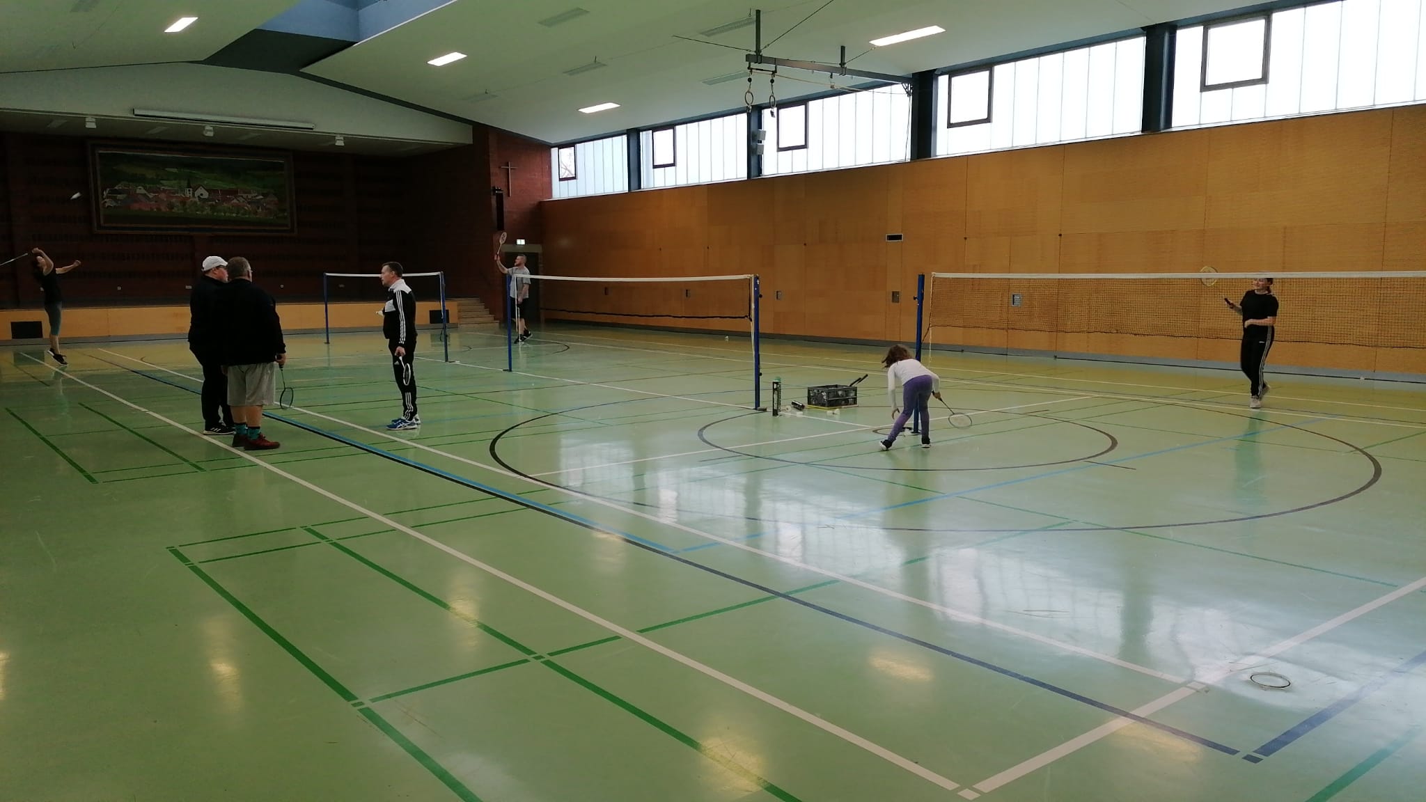Badminton Action beim SV Birkenfeld